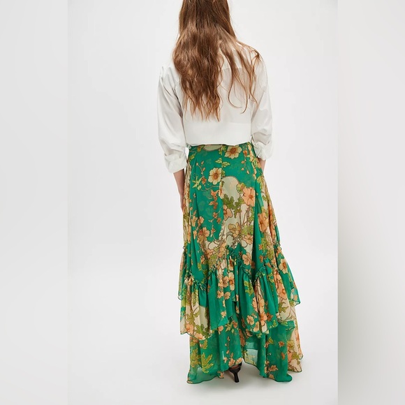 Free People Palermo Villa Chiffon Maxi Skirt - Picture 3 of 5